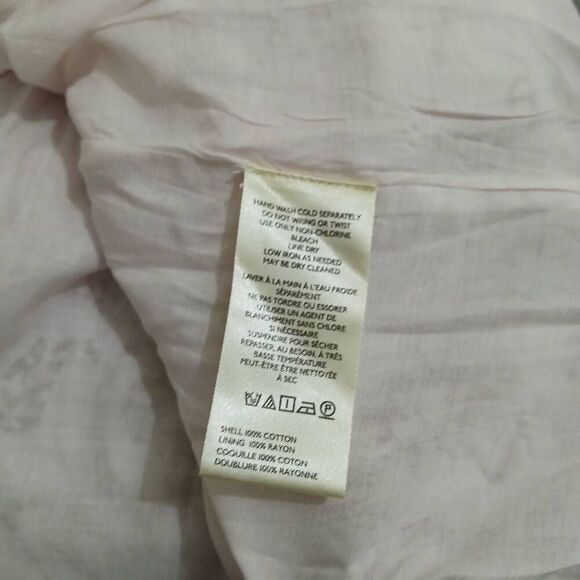 Maeve anthropologie womens medium maroon ruffle shift dress mini flare - Picture 6 of 9